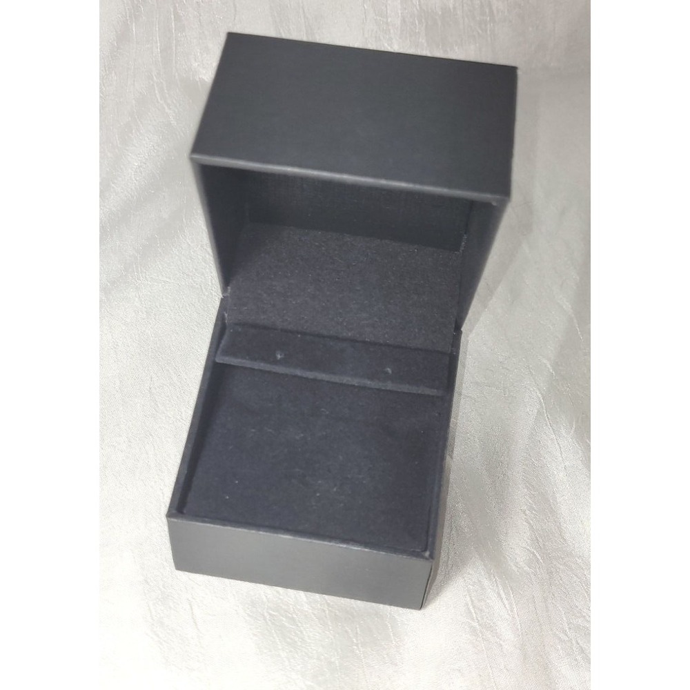 Kay Jewelers Empty Ring Necklace & Earrings Presentation Gift Box - Black 2 3/8" - Picture 2 of 4